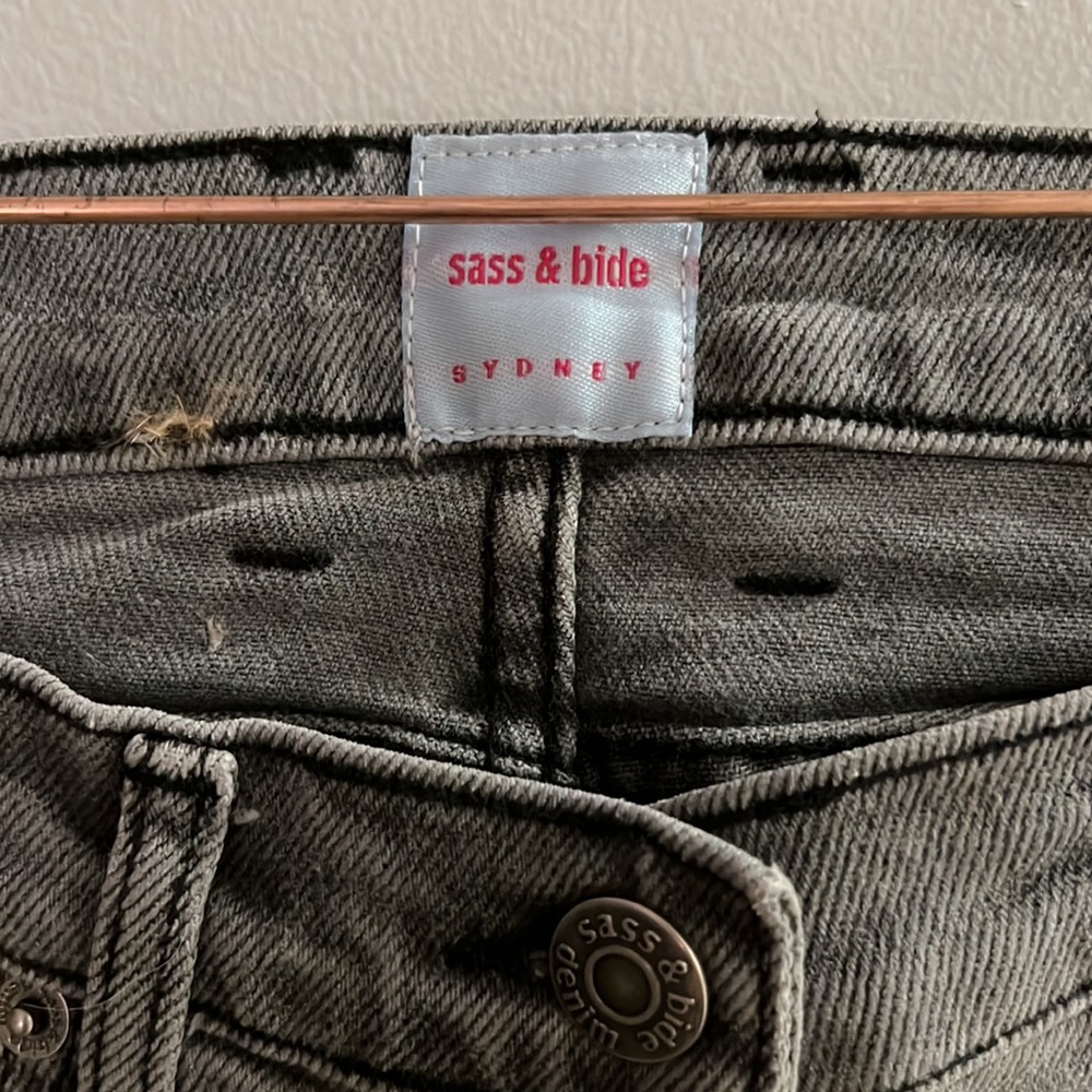 Sass and Bide Gray Skinny Jeans size 27 Emma Watson - Picture 4 of 6